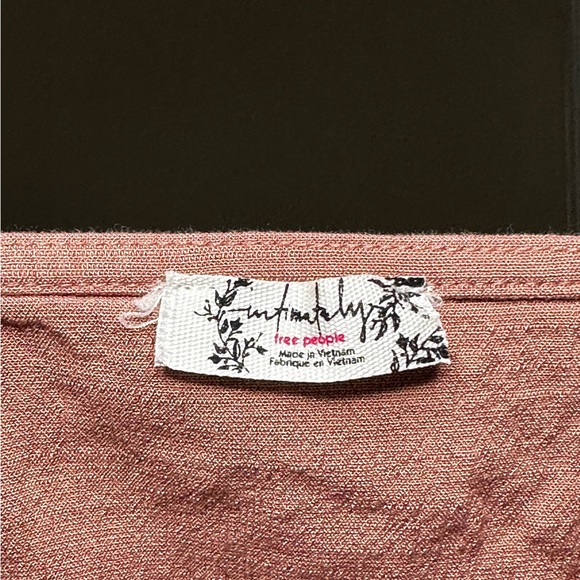 Blush pink corset style tank top; Cropped; Size Small - Picture 4 of 6